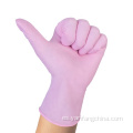 Guantes de examen de nitrilo libre de polvo médico desechable